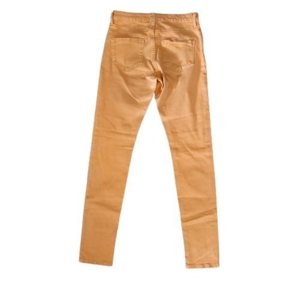 Topshop Moto Women's Jamie Skinny Jeans Light Orange Size W28 L32 - Picture 2 of 12